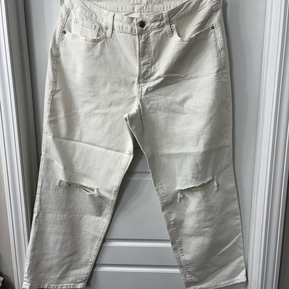 Old Navy Cream Casual Jeans